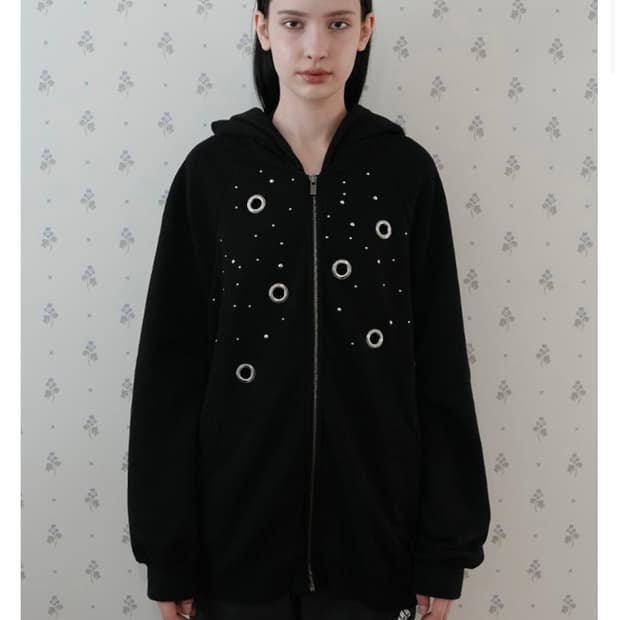 페인츄얼 후드집업