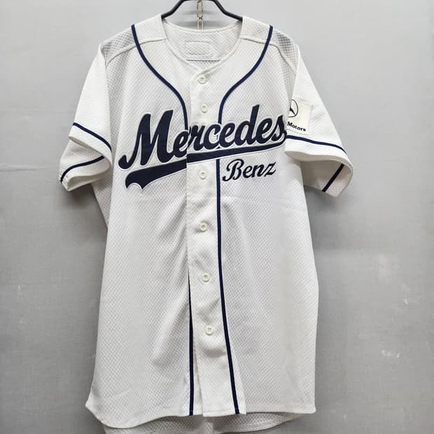 메르세데스 벤츠 빅로고 와펜 야구 져지 XL