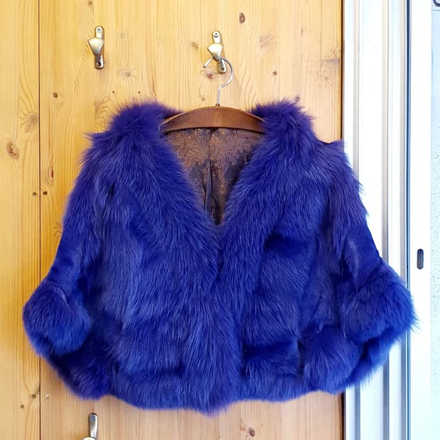 55/66.FOX 케이프자켓