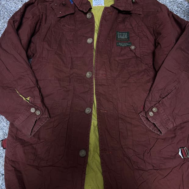 일제 버건디 야상자켓 105~110
