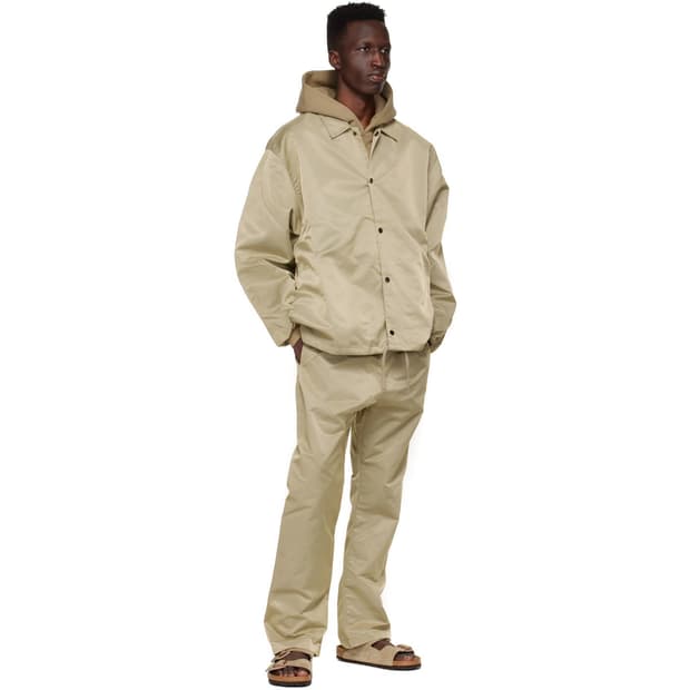 피어오브갓 에센셜 릴랙스드 나일론 라운지 팬츠 오크