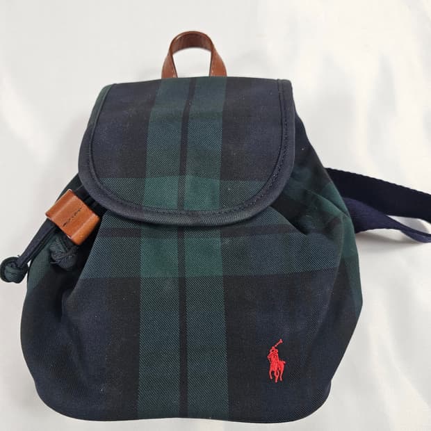폴로타탄체크백팩