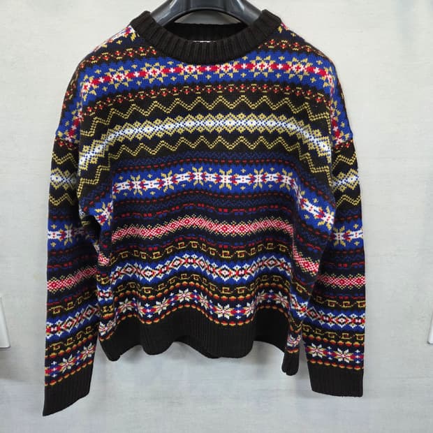 스튜디오 톰보이 믹스컬러 울 니트 프리 