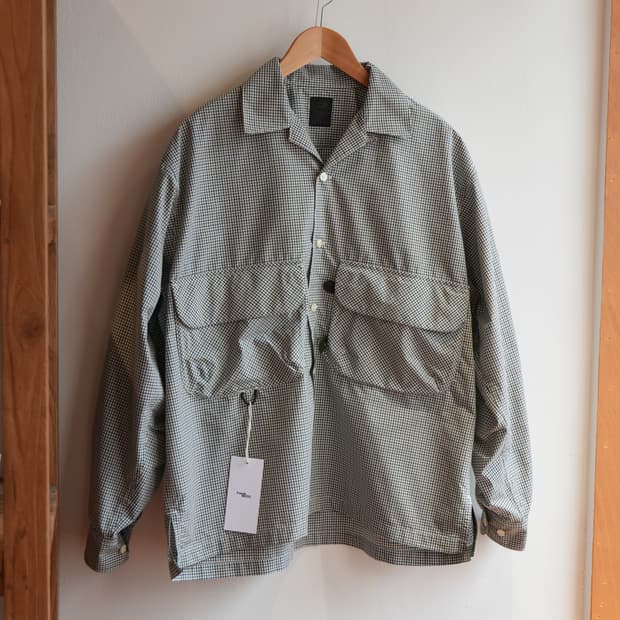 다이와피어39 테크 뉴 앵글러스 오픈카라 깅엄체크 셔츠