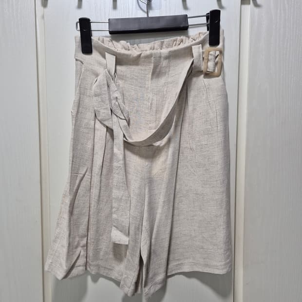 NAIN 린넨 벨트 반바지
