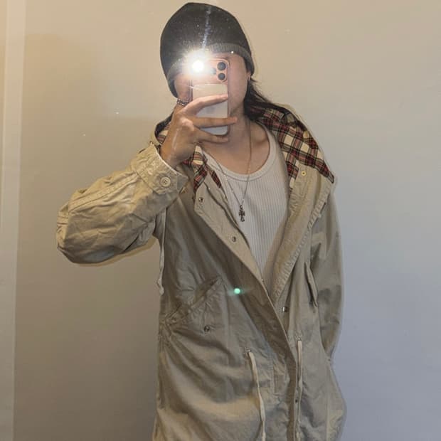 꼼데가르송옴므 06a/w 후드 코트