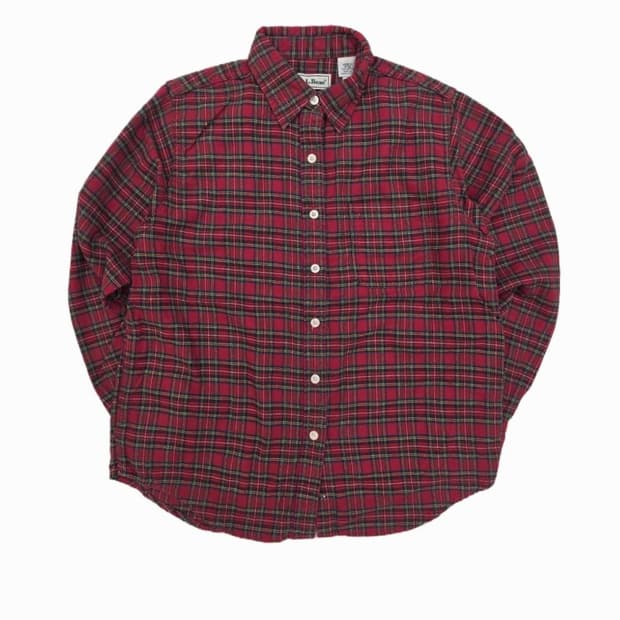 [M] 엘엘빈(L.L.Bean) 타탄 체크 패턴 플란넬 셔츠
