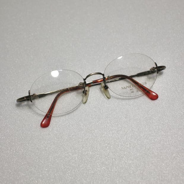 NAPLÉON CLUB 일제 무테 안경 (밝은색)