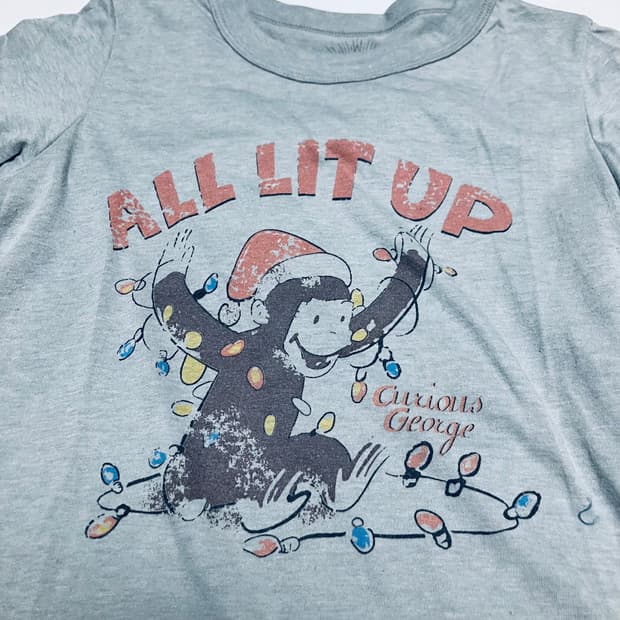 Y2K 2000s 빈티지 프린트 반팔티