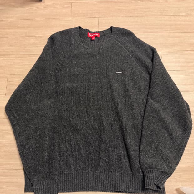 Supreme Terry Small Box Sweater Black