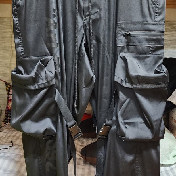 [XS] 젠사이 입체 포켓 포인트 조거 팬츠 허리밴딩