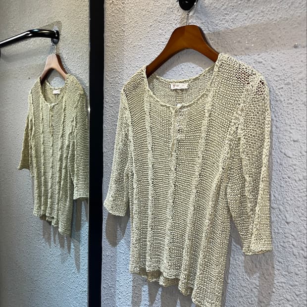 japanese vintage 크로쉐 니트