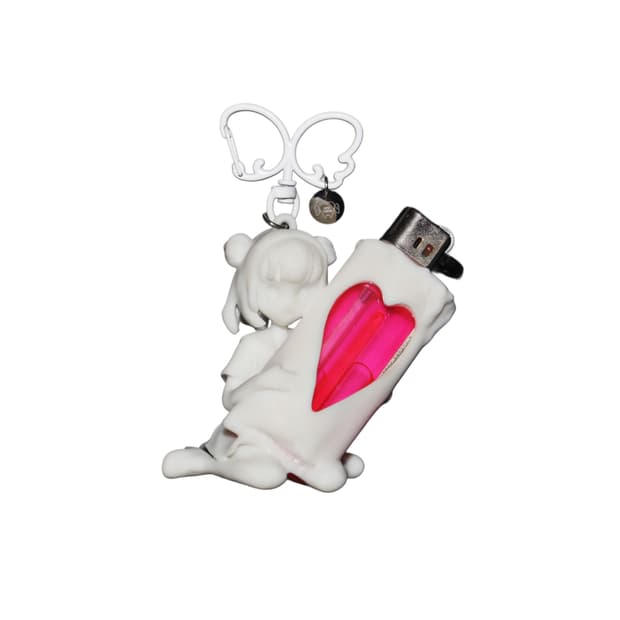 Brush girl Toothpaste Keyring & Necklace