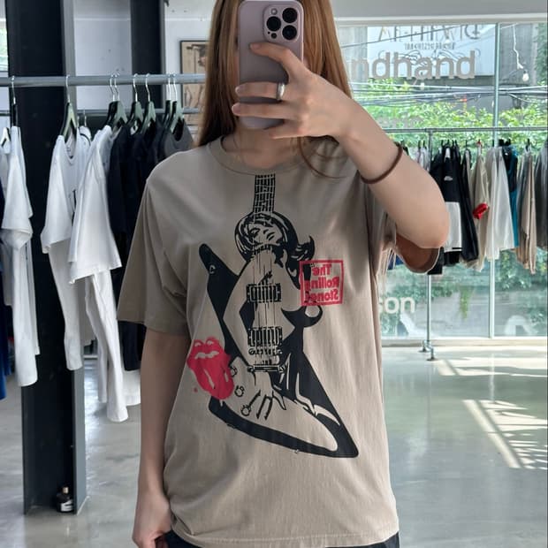 더히스테릭xxx X The RollingStones 히스기타걸 반팔