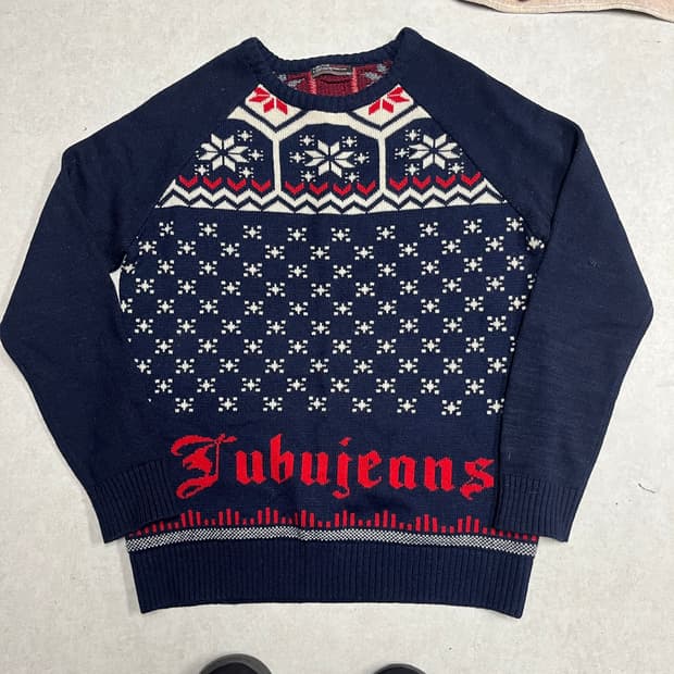 후부 노르딕 니트 105