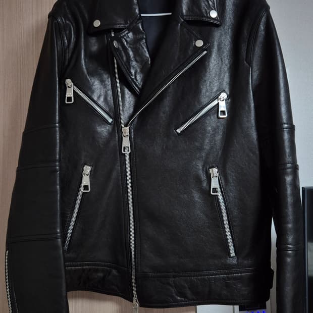 [PUER HOMME] 퓨에르옴므 라이더 양가죽 자켓 48