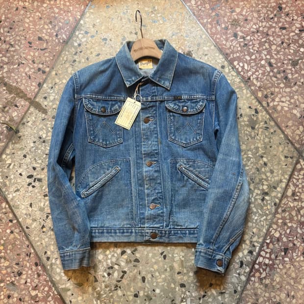 60s Wrangler 124MJ 데님 자켓 (36~38)