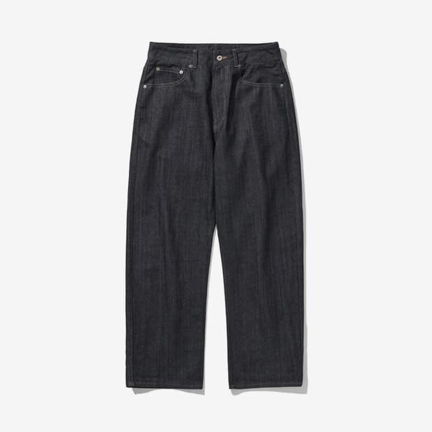 히즈핸더 원워시드 5p 와이드 데님 팬츠 1사이즈