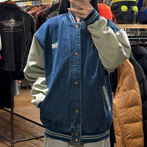 [HI] VTG 데님바시티 자켓 아이보리