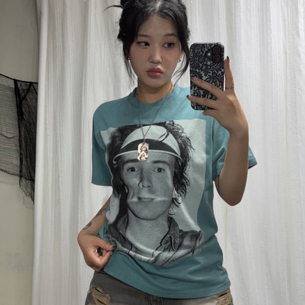 히스테릭글래머 섹스 피스톨즈 시드 비셔스 프린팅 티셔츠