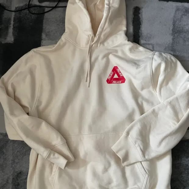 24ss 팔라스 빗 그리피 트라이퍼그 후드 소프트 화이트