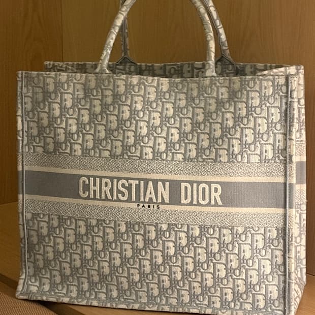 디올 오블리크 북토트백 라지 [번x케어 인증]