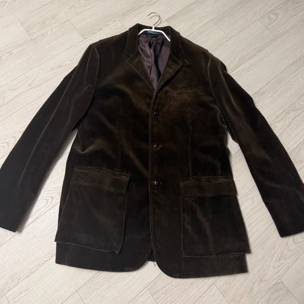 폴로 코듀로이 스포츠 자켓 코트 L 브라운