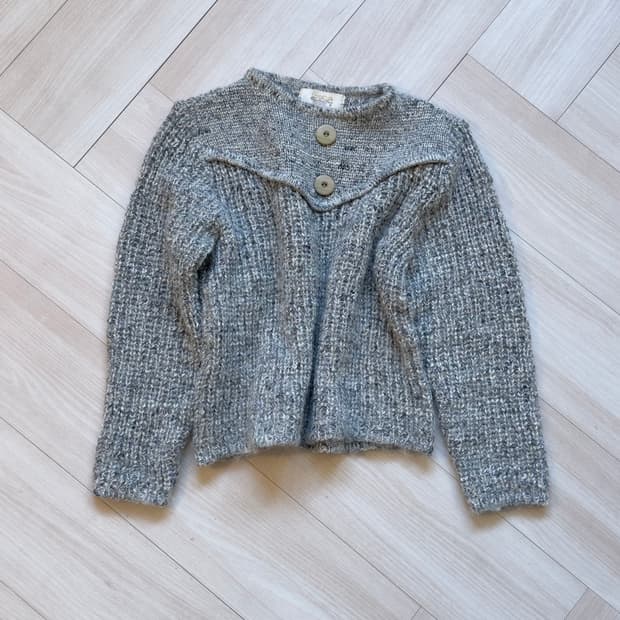 [Vintage] Botton Wool Knit