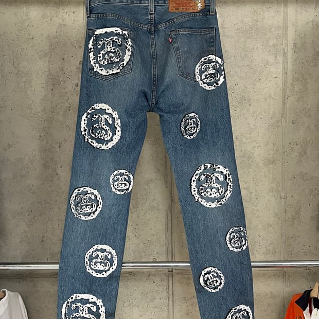 DENIM TEARS X STUSSY LEVIS 501 