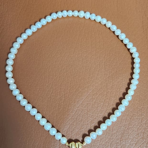 #새상품# 에스실 S-SIL 진주목걸이 악세사리 진주 목걸이