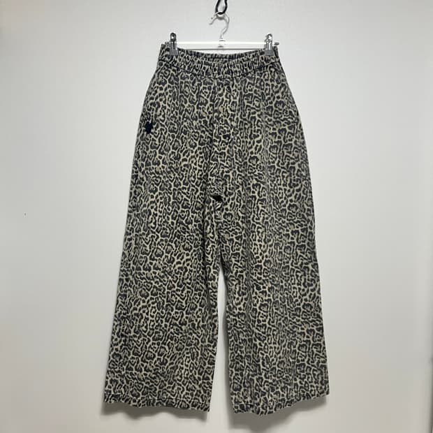 라이프워크  레오파드 호피 와이드 팬츠