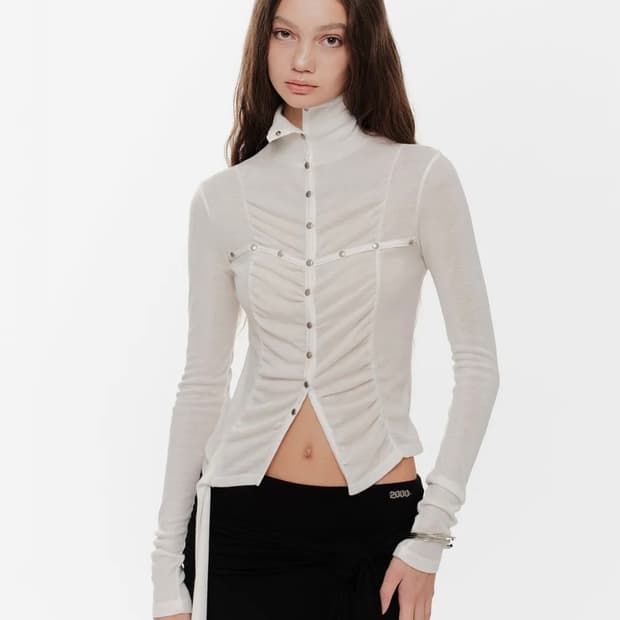 2000아카이브스 레나 셔링 하이넥 탑