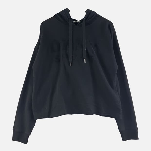 DKNY 블랙 여자 후드티 M N7430