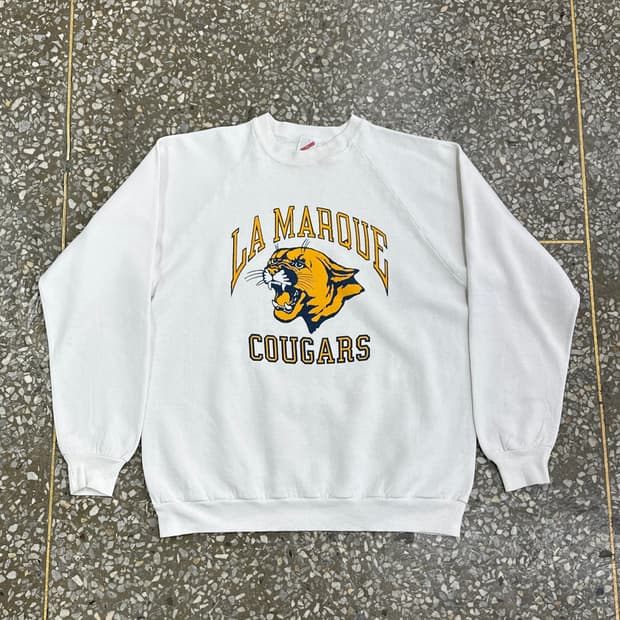 80s USA 저지스 쿠거스 빈티지 스웻셔츠 L