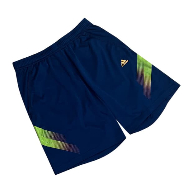 아디다스 네이비 운동복 쇼츠 반바지 100