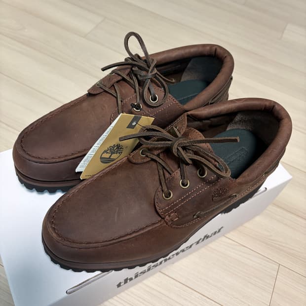 디스이즈네버댓 팀버랜드 보트슈즈 250
