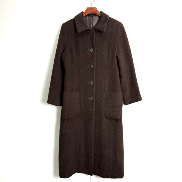railroad 알파카 울 체스터 코트