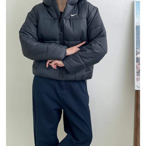 나이키 숏패딩