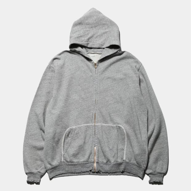 26SS A.presse 아프레쎄 빈티지 라이트웨이트 후드집업 그레이