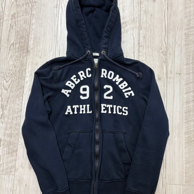아베크롬비 후드집업 네이비 m