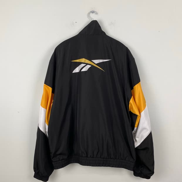 리복 클래식 올드스쿨 벡터 백로고 트랙자켓 바람막이 L