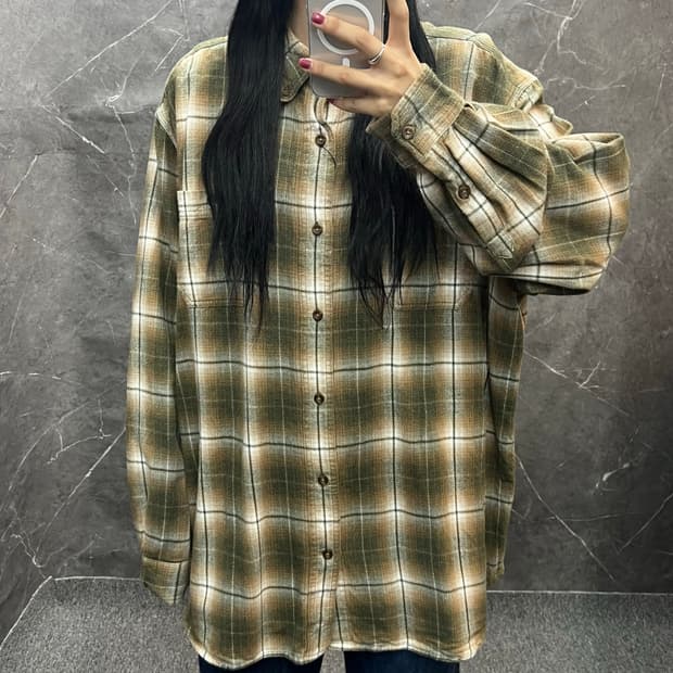 칼하트 긴팔 체크셔츠 s385