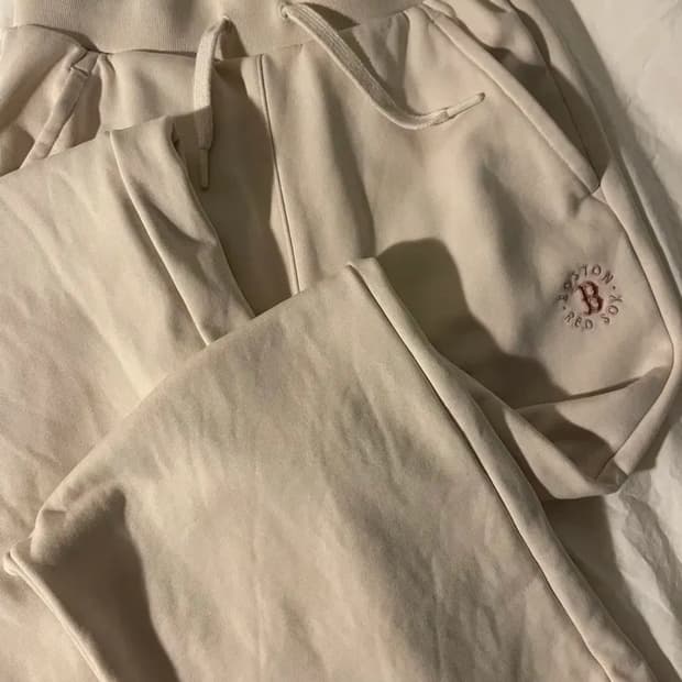 MLB 아이보리 트레이닝 팬츠