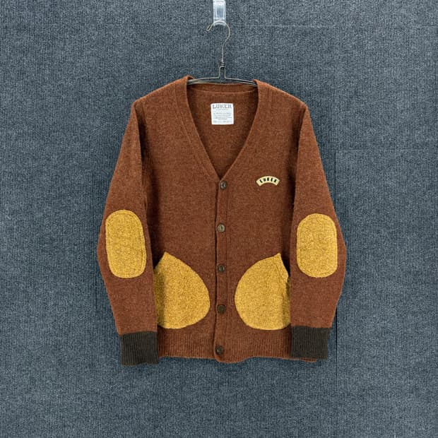 네이버후드 LUKER 암패치 울가디건