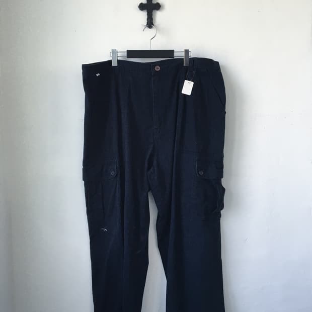 Big size navy cargo pants