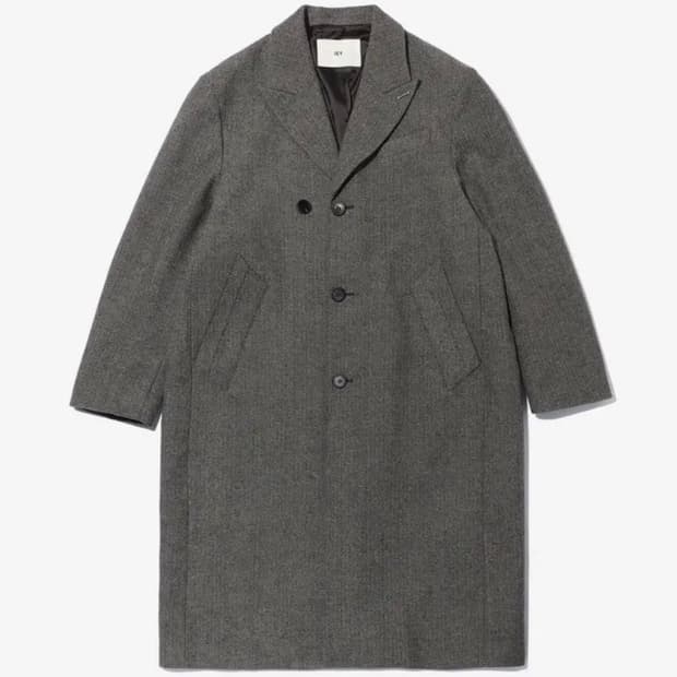 (L) 이에이 OVERSIZED SINGLE COAT Brown