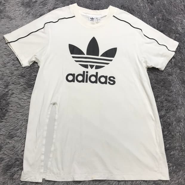 [[여성 M] 아디다스(ADIDAS) 트임 반팔티셔츠@871  