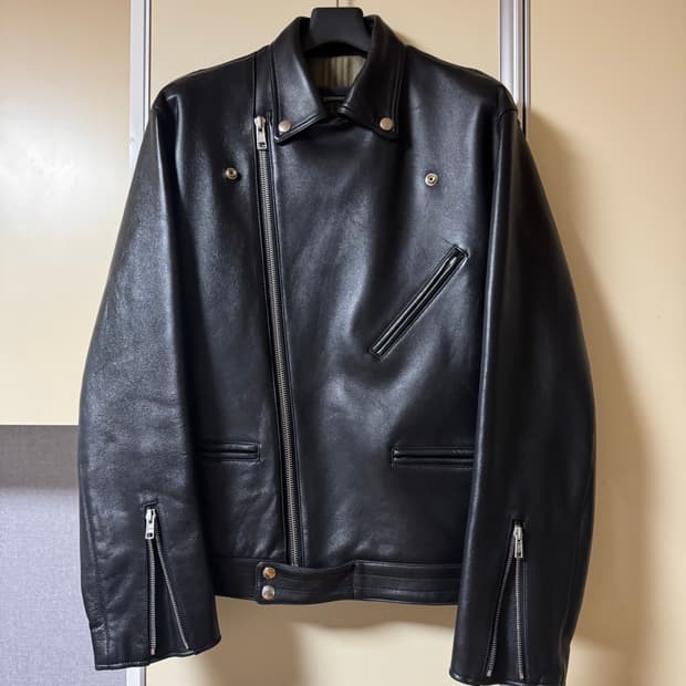 아프레쎄 24AW 더블 라이더 자켓 3사이즈