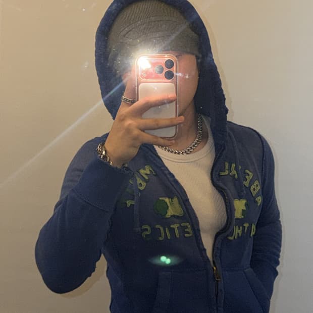 아베크롬비 빈티지 워싱 후드집업