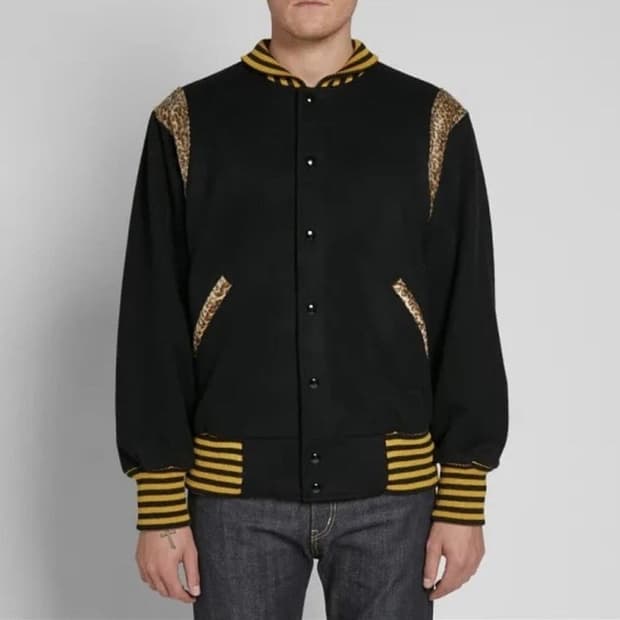 니들스 애니멀 바시티 자켓